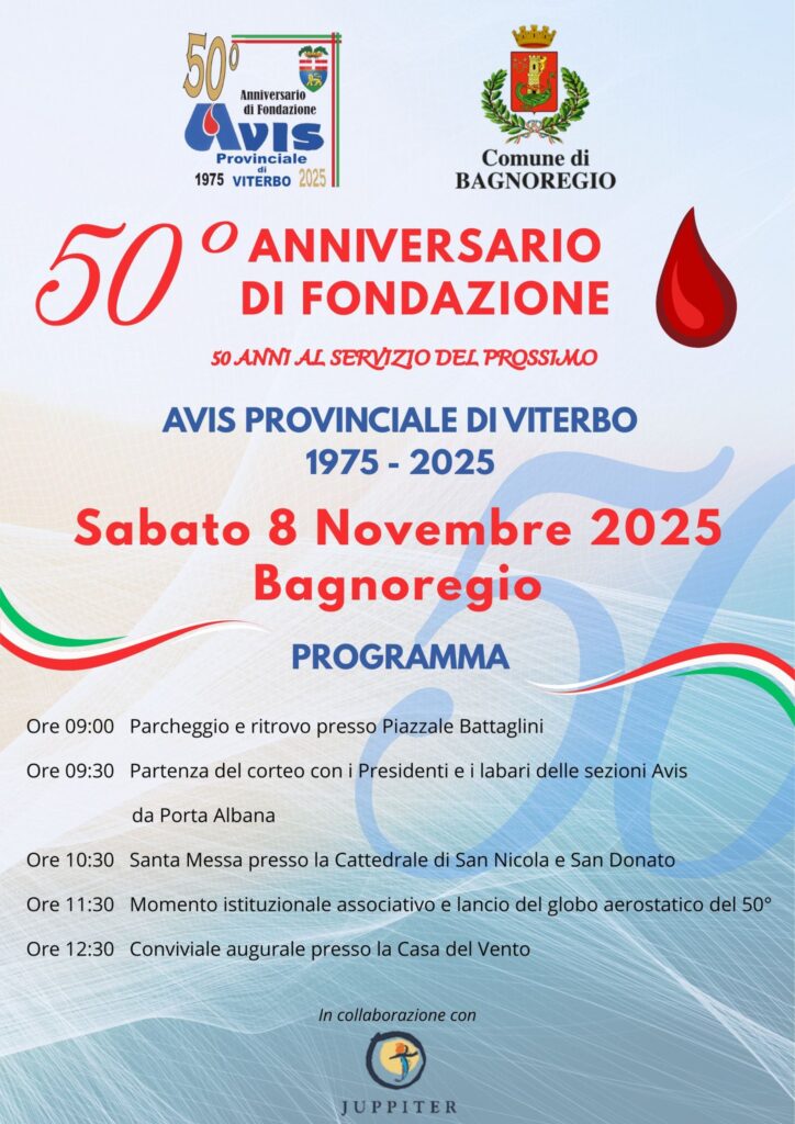 50° anniversario di fondazione